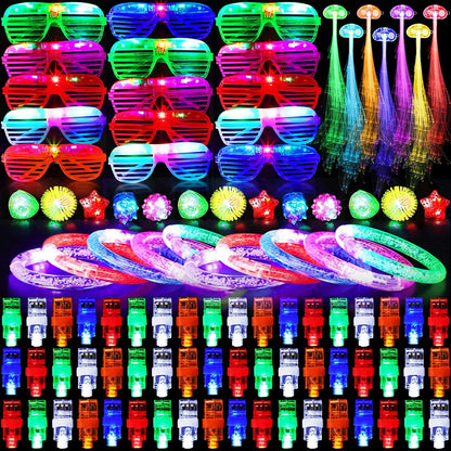 150 Pack - LED Light Up Party Favors Glow in the Dark  