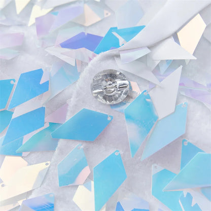 Men's Unique Design Striped Sequin Suit Jacket