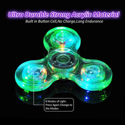 Light Up Fidget Spinner Luminous Hand Spinner 