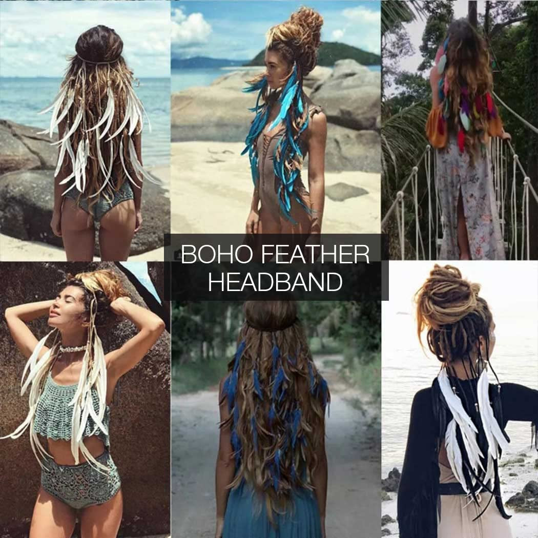 Bohemian Feather Headpiece