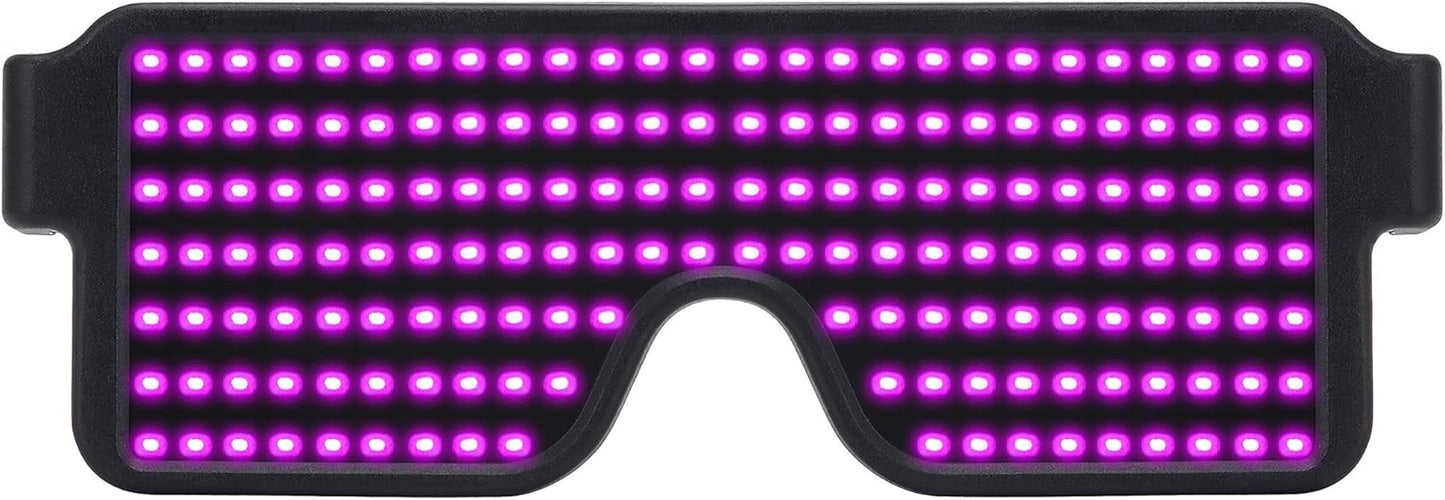 Rechargeable LED Glasses Light Up The Festival