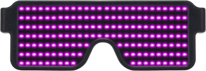 Rechargeable LED Glasses Light Up The Festival