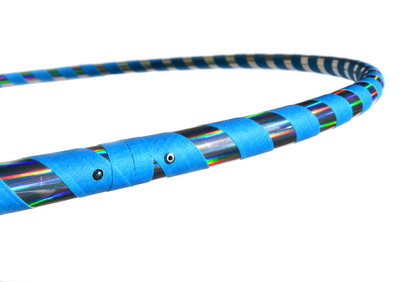 Beginner & Weighted Taped Hula Hoops | Mirror, Holographic, & Gaffer Grip Tape