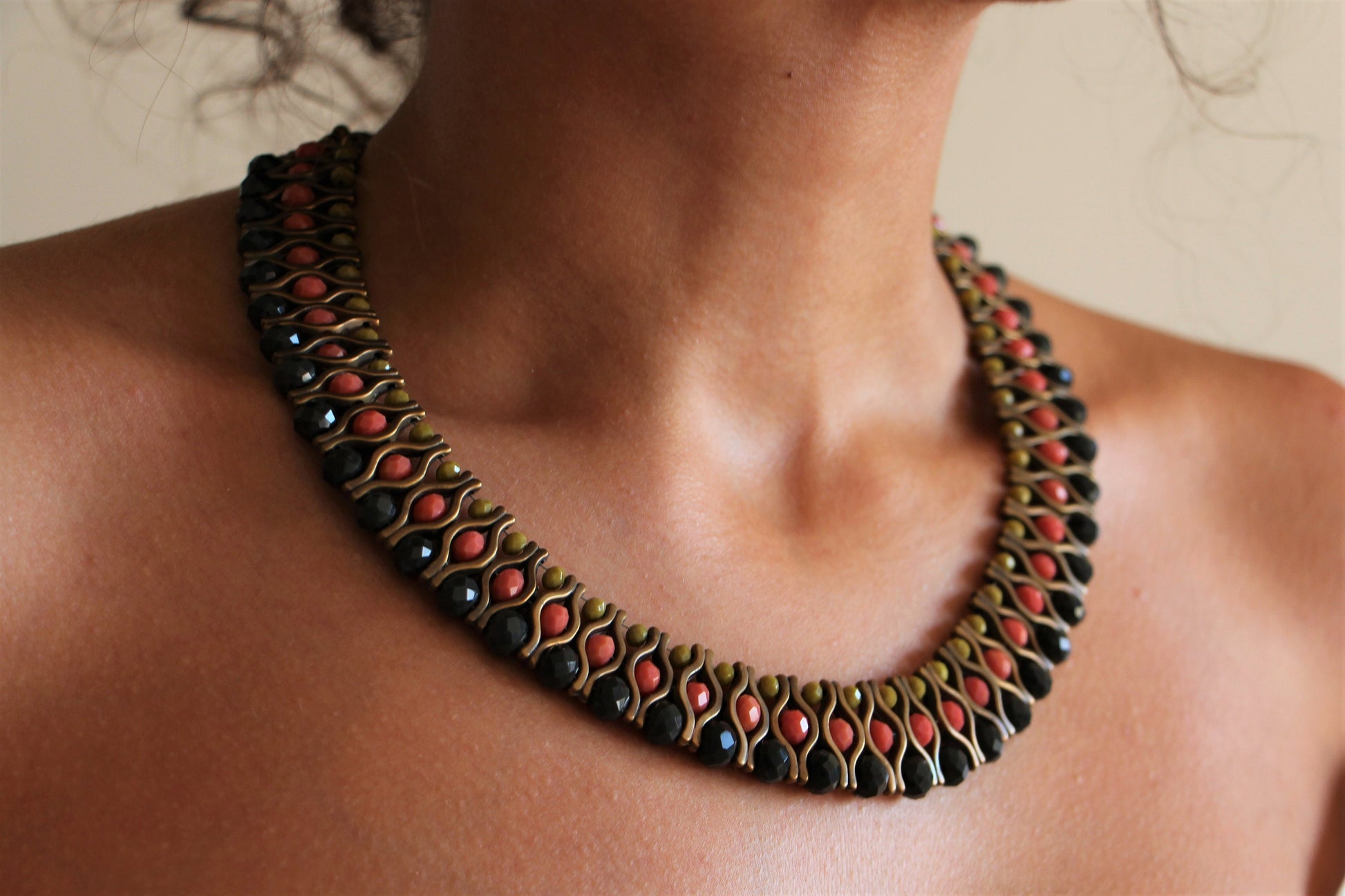 Nepali Tibetan Statement Necklace 