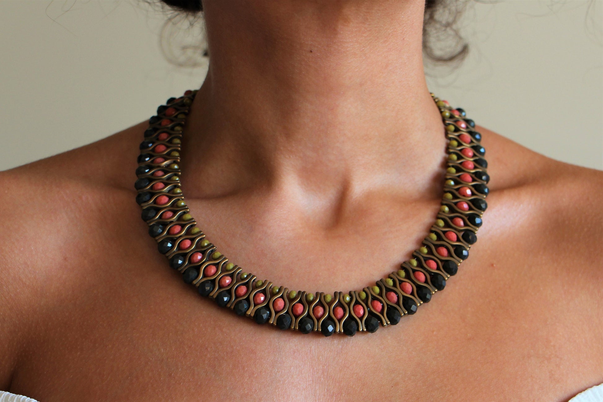 Nepali Tibetan Statement Necklace 