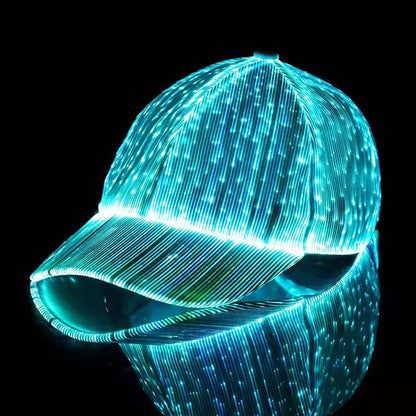 LED Night Cool Light-Emitting Fiber Optic Party Hats